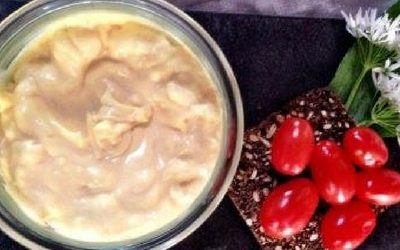 Mayonnaise på æggeblomme