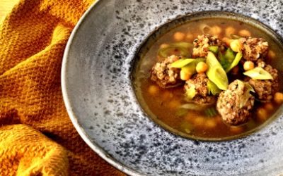 Topalak corbasi – Suppe med kødboller