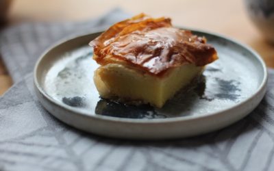 Galaktoboureko – Semuljekage med filodej