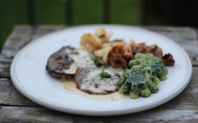 Kalveescalope fra Normandiet – Escalopines de Veau Normande