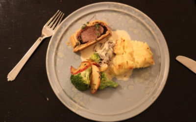 Beef Wellington som vildt med tilbehør