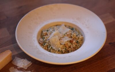 Risotto med svampe – Risotto ai funghi